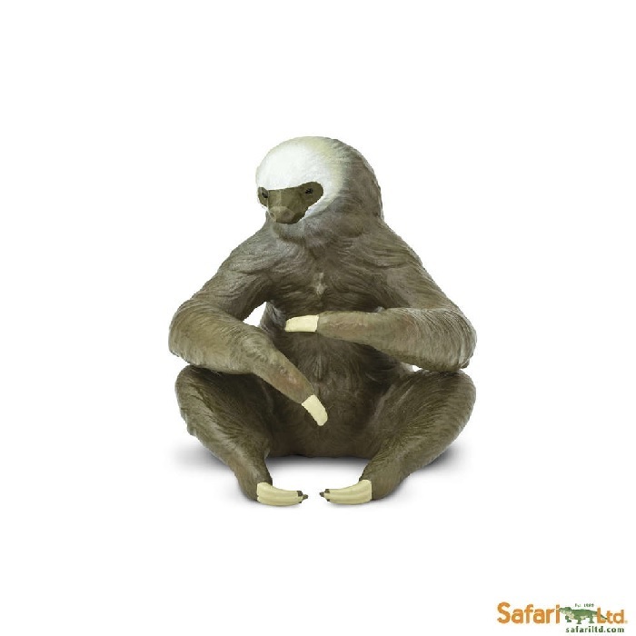 Safari Ltd 100117 Two-Finger Sloth 6 cm Series Wild Animals