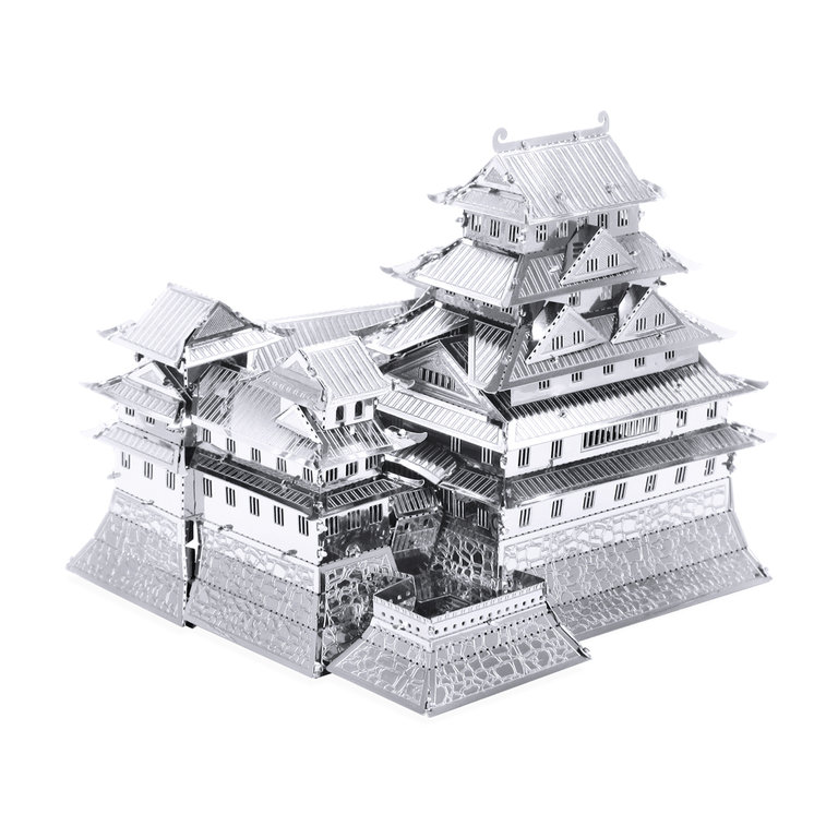Metal Earth 1055 Himeji Castle 3D-Metall-Bausatz Silver-Edition