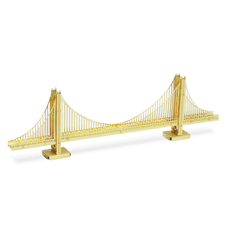 Metal Earth 0111 Golden Gate Bridge gold 3D-Metall-Bausatz Gold-Edition