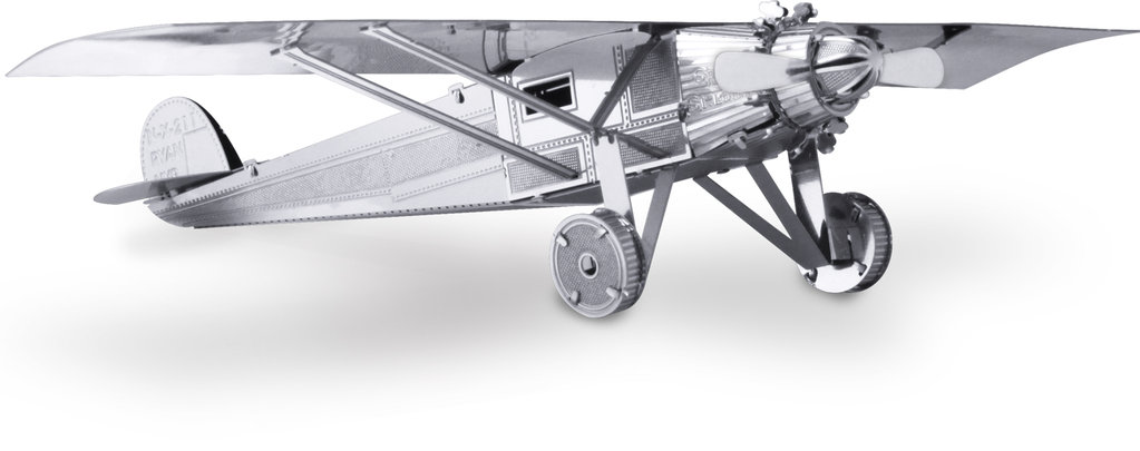 Fokker D-VII 13 Teile 3D-Metall-Bausatz Silver-Edition Metal Earth 1005