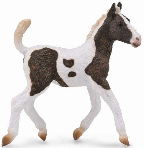 Collecta 88781 curly foal brown/white 9 cm Horses