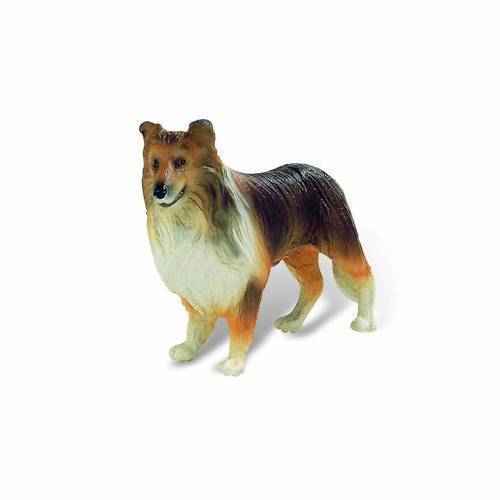 Bullyland Bullyworld Hund Langhaarcollie Lassie Dog Sallemfigur Spielfigur 