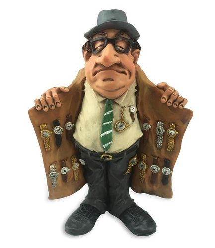 Les Alpes 014 99693 street shop assistant 16 cm synthetic resin Funny Decoration Series Jobs