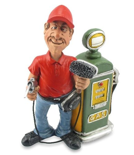 Les Alpes 014 99591 gas station attendant 15 cm synthetic resin Funny Decoration Series Jobs
