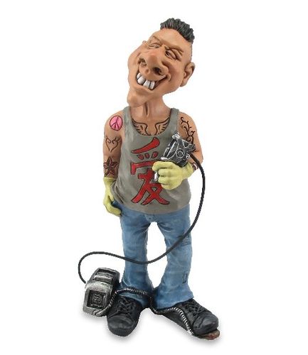 Les Alpes 014 99603 tattoo artist 15 cm synthetic resin Funny Decoration Series Jobs