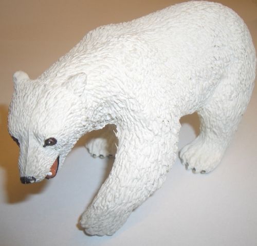 Safari Ltd 903103 Polarbär 16 cm Serie Wildtiere