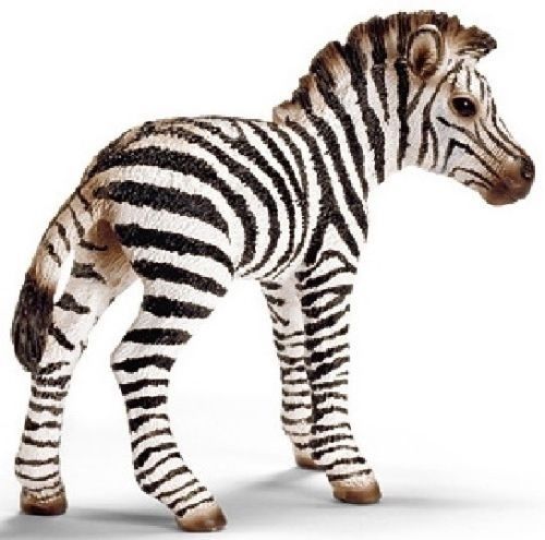 Schleich 14393 zebra foal 7 cm Series Wild Animals
