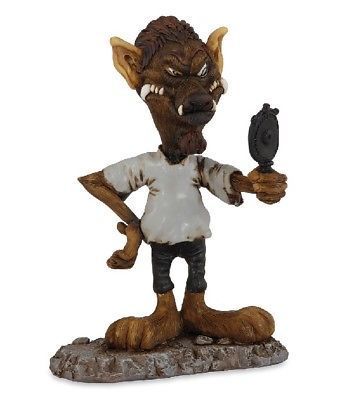 Les Alpes 014 12201 wolf + mirror 12,5 cm synthetic resin Funny Decoration Horror Helloween