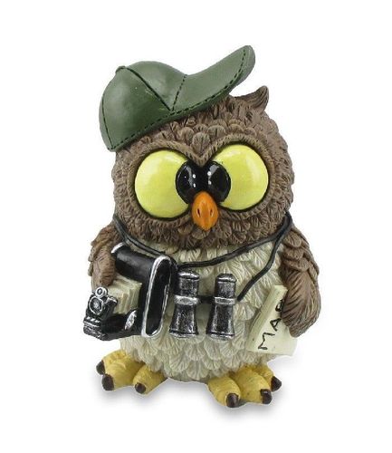 Les Alpes 014 92873 tourist 10,5 cm synthetic resin Funny Decoration Series Owls