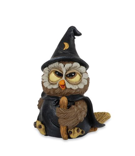 Les Alpes 014 92406 Owl wizard 8,5 cm synthetic resin Funny Decoration Series Owls