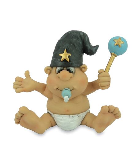 Les Alpes 014 92612 baby sitting 9,5 cm synthetic resin Funny Decoration Series Wizard