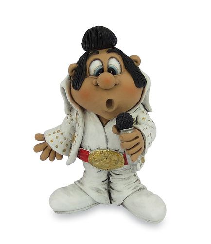 Les Alpes 015 72258 King of Rock ´n´ Roll 9 cm synthetic resin Funny Decoration Series VIIIP
