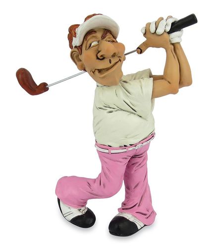 Les Alpes 014 13005 golfer 16 cm synthetic resin Funny Decoration Series Sport