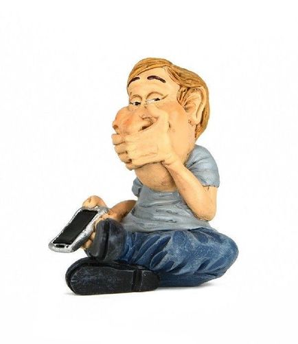 Les Alpes 010 99003 don´t speak Smartphone 7 cm synthetic resin Funny Decoration Series Mobile Phone