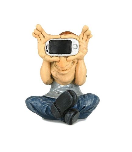 Les Alpes 010 99002 don´t see Smartphone 6 cm synthetic resin Funny Decoration Series Mobile Phone