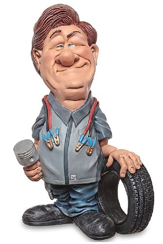 Les Alpes 014 77051 mechanic 18 cm synthetic resin Funny Decoration Series Jobs