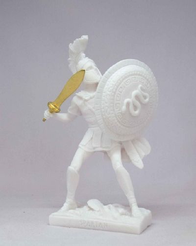Maska 3-708W Spartan Warrior 16 cm alabaster white series warrior