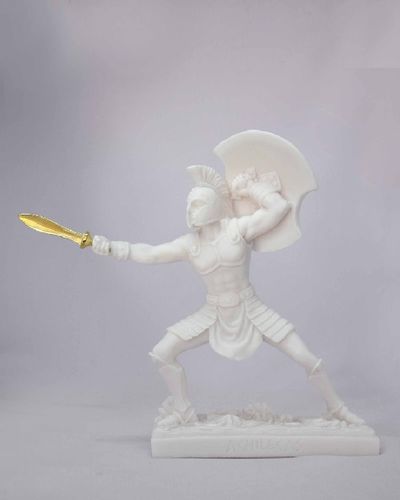 Maska 5-694W Achilles 19 cm alabaster white series warrior
