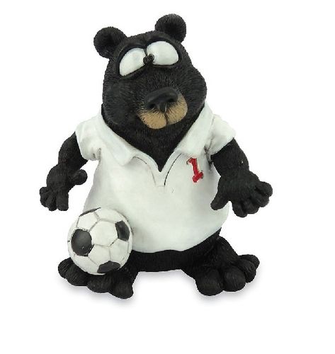 Les Alpes 014 81571 soccer player 9 cm synthetic resin Funny Decoration Series Bear Bruno