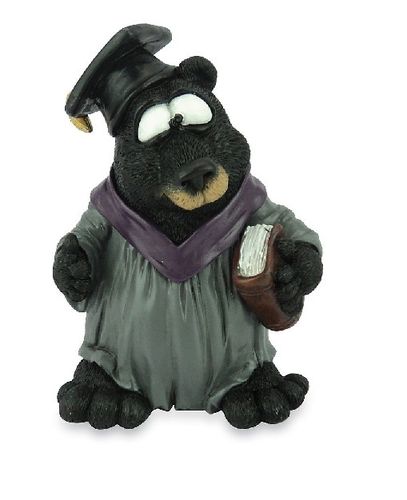 Les Alpes 014 81553 academic 10 cm synthetic resin Funny Decoration Series Bear Bruno