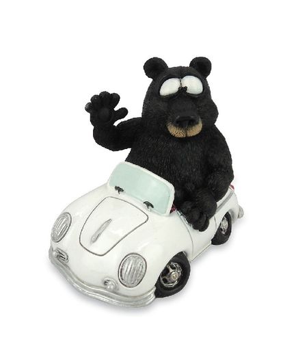 Les Alpes 014 81569 racing driver 10 cm synthetic resin Funny Decoration Series Bear Bruno