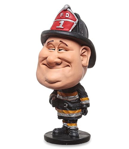 Les Alpes 010 10002 firefighter 14 cm Bobblehead synthetic resin Funny Decoration Series Jobs