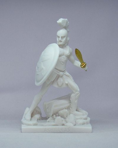 Maska 5-721W Achilles 21 cm alabaster white series warrior