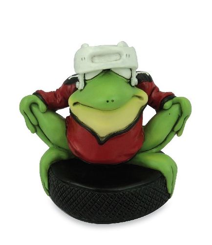 Les Alpes 014 92708 Hockey Champ 10,5 cm synthetic resin Funny Decoration Series Frog Fred