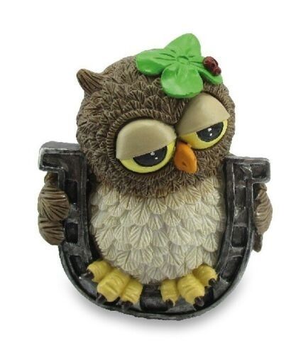 Les Alpes 014 93082 Owl good luck 9 cm synthetic resin Funny Decoration Series Owls