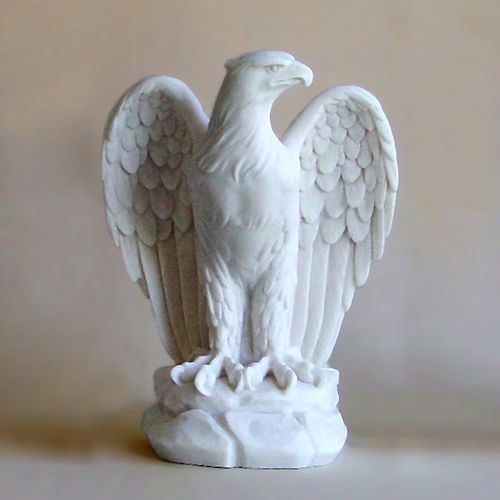 Maska 6-141W Eagle 20 cm alabaster white series animals