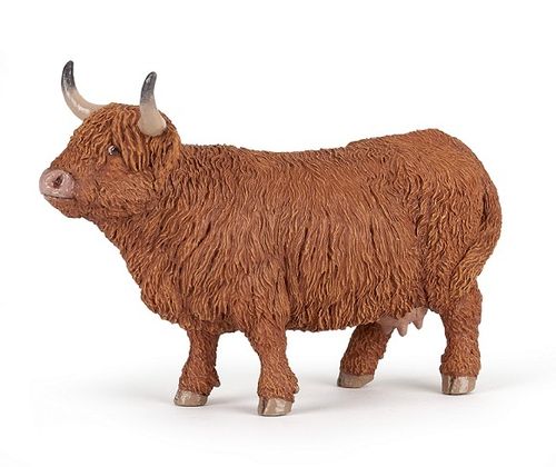 Papo 51178 Scottish highland cattle 13 cm farm animals