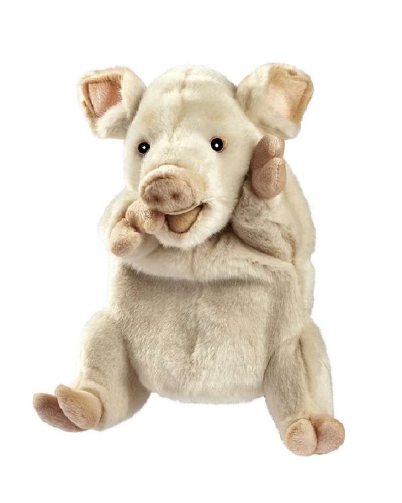 Hansa Toy 6282 Wildschwein sitzend 18 cm Kuscheltier Plüschtier 