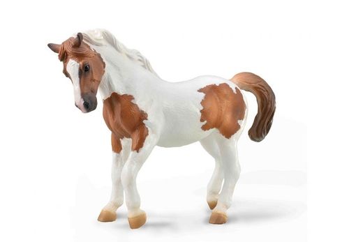 Collecta 88929 Chincoteague Pinto Pony chestnut brown 13 cm horse world