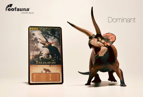 Eofauna FIG 006A Triceratops "Dominat" 20 cm Welt der Dinosaurier