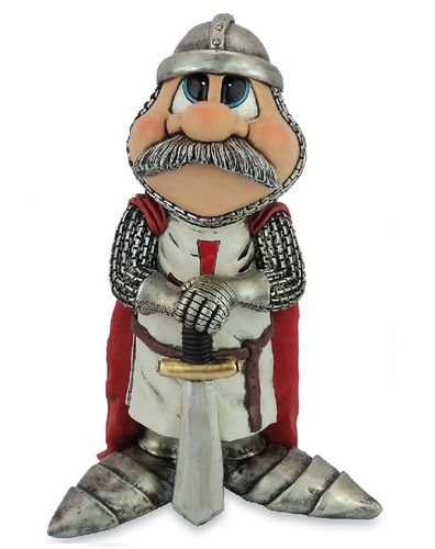 Les Alpes 015 81614 Knight Danez standing with sword 27 cm synthetic resin decorative figure series