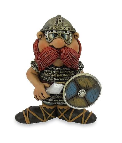 Les Alpes 015 83944 Viking Thorin with shield 9.5 cm synthetic resin decorative figure series Viking