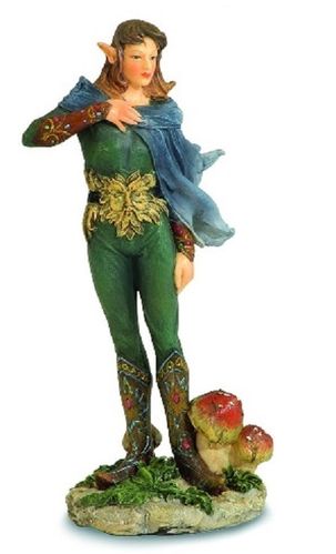 Les Alpes 034 60769B Fairy World Boy Standing 14 cm Resin Deco Figure