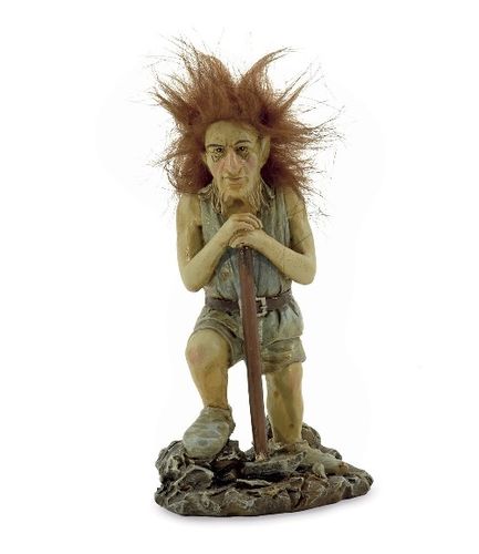 Les Alpes 025 30212 Troll Colmund 14.5 cm Resin Funny Deco Figure Series Troll