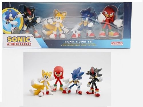 Comansi 90300 Sonic Set 4 figures Sonic Tails Shadow Knuckles play figures
