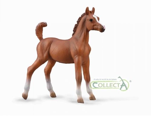 Collecta 88992 black foal - chestnut color 8 cm horse world
