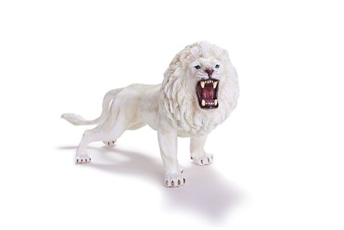 Recur RC16049W-W lion white 22 cm soft wildlife
