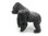 Recur R7132W Gorilla schwarz 30 cm weich Wildtiere
